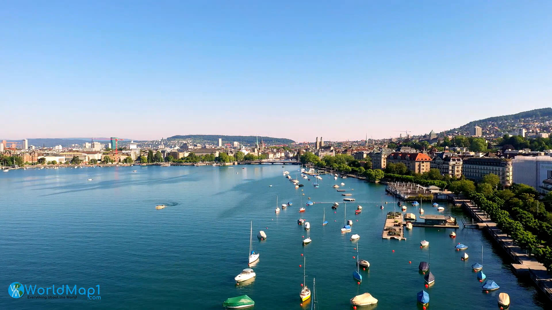 Boats in Zurich Harbor